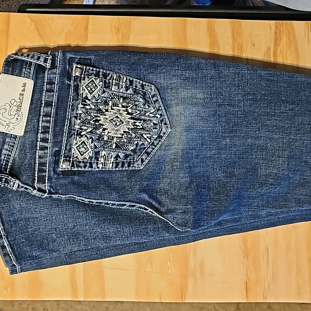 COPY - Easy Fit Bootcut Grace in L.A. Jeans Size 25